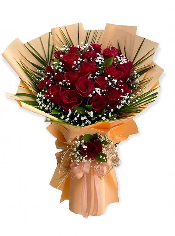 20 Adet Kırmızı Gül Buketi