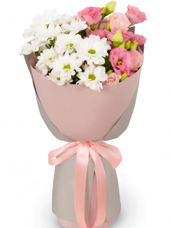 Karanfil Ve Papatya Buketi